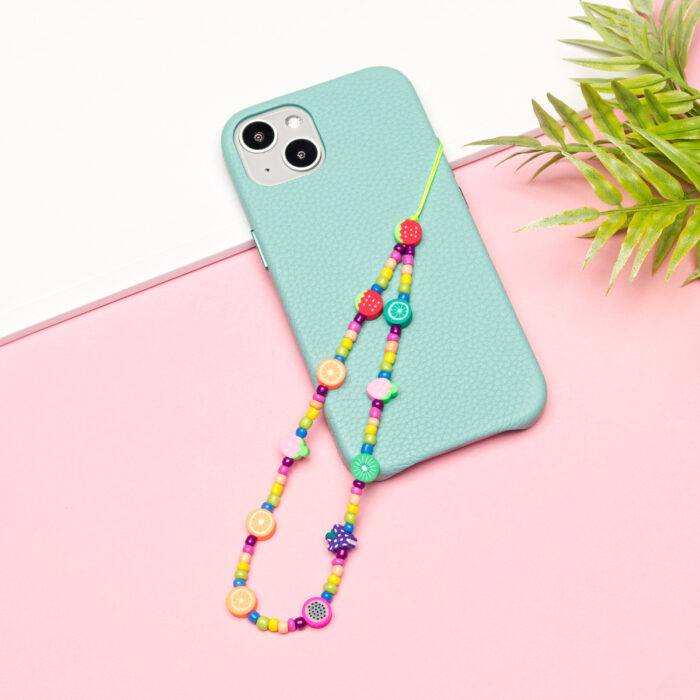 Beaded Phone Charm- Gateau Au Citron