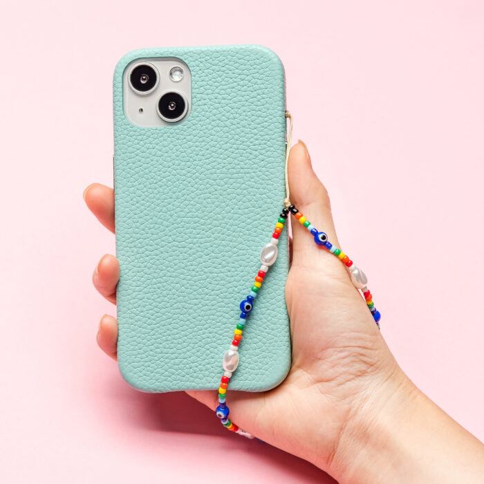 Beaded Phone Charm- Eau De Mer