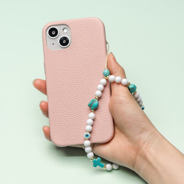 Beaded Phone Charm- Le Rosaire