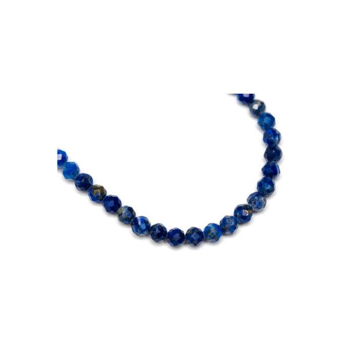 Crystal Beaded Phone Charm- Lapis Lazuli