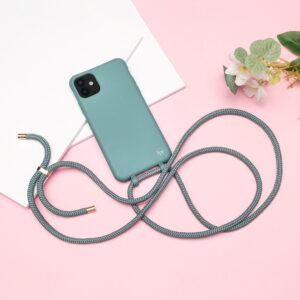 iPhone 11 Cross Body Phone Case - Aqua Marine