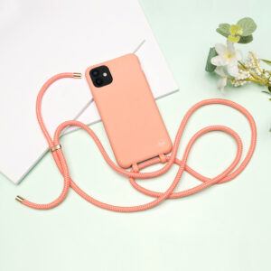 iPhone 11 Cross Body Phone Case - Peach