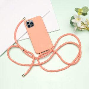 iPhone 13 Pro Cross Body Phone Case - Peach