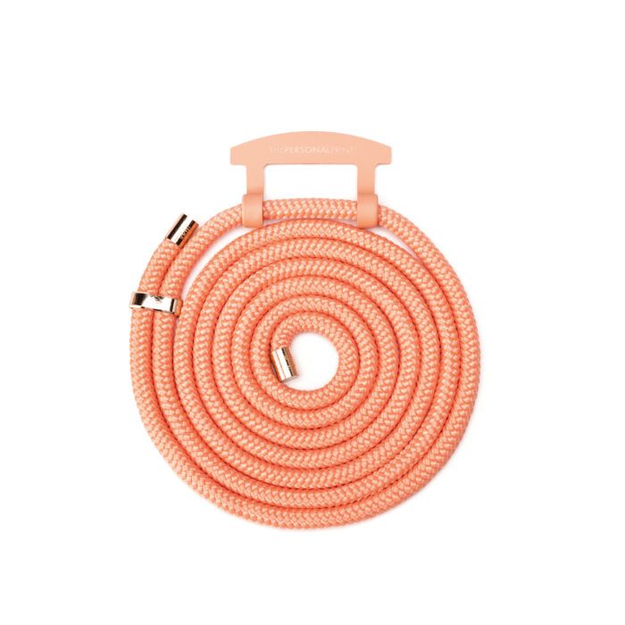 Cross Body Phone Strap (CORD)- Peach