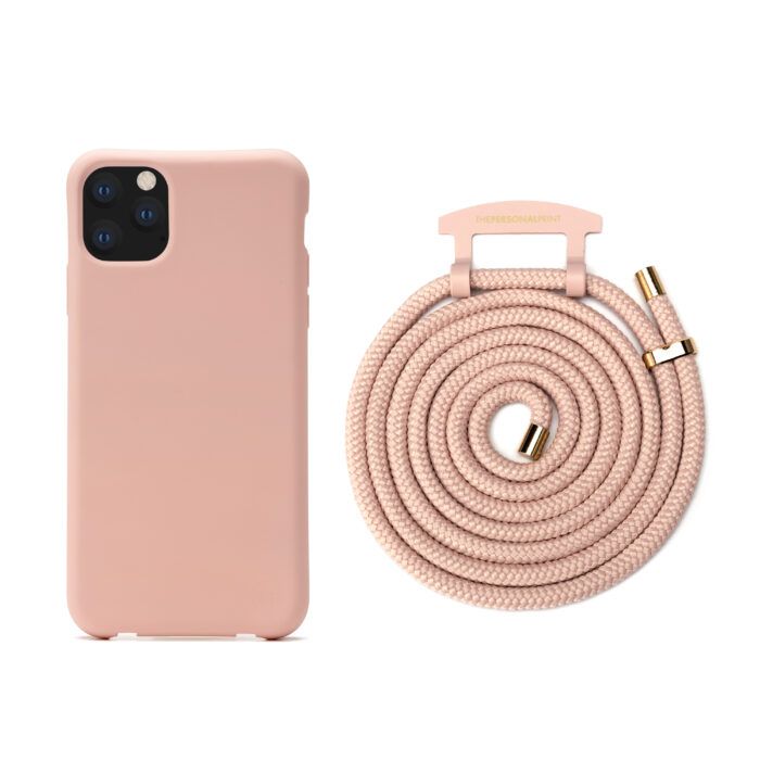 Cross Body Phone Strap (CORD)- Blush Nude