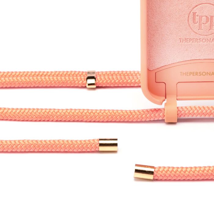 Cross Body Phone Strap (CORD)- Peach