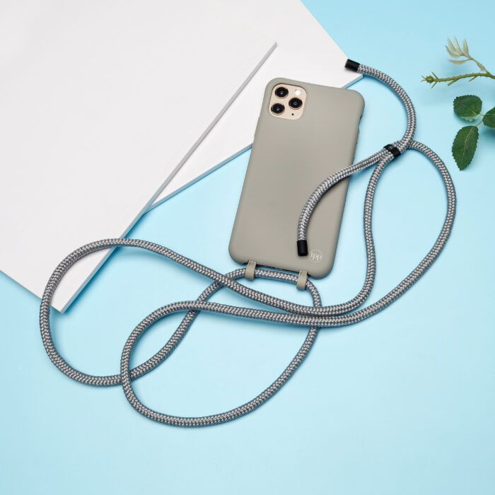 Cross Body Phone Strap (CORD)- Grey