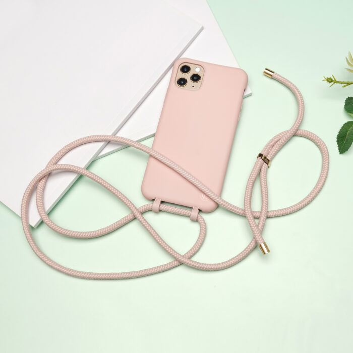 Cross Body Phone Strap (CORD)- Blush Nude