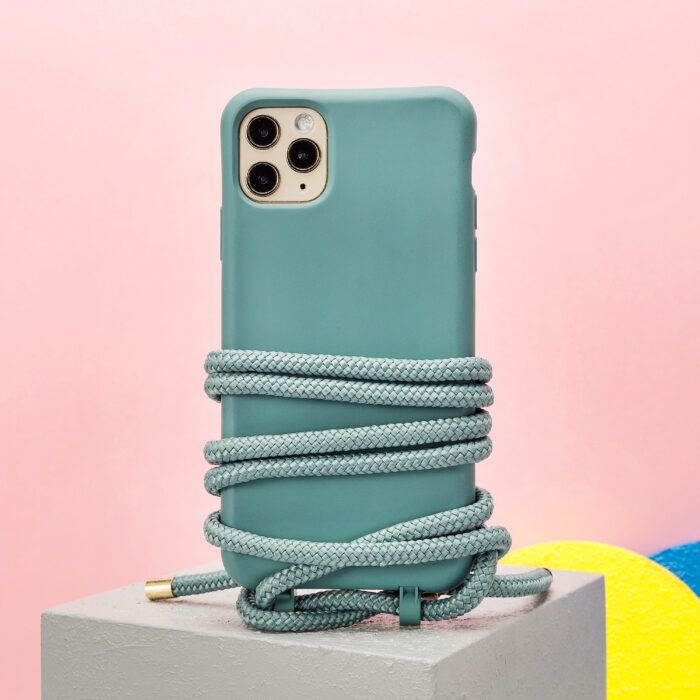 Cross Body Phone Strap (CORD)- Aqua Marine