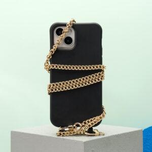 Cross Body Phone Chain- Gold