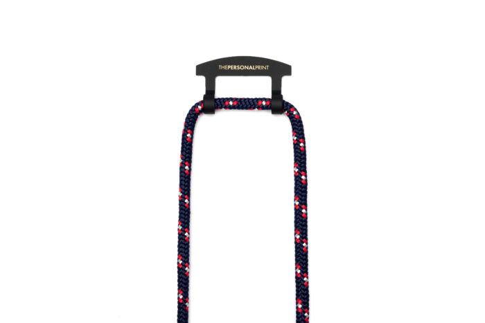 Cross Body Phone Strap (CORD)- Blue/Red