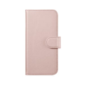 iPhone 13 Pro Leather Wallet Case- Blush Nude