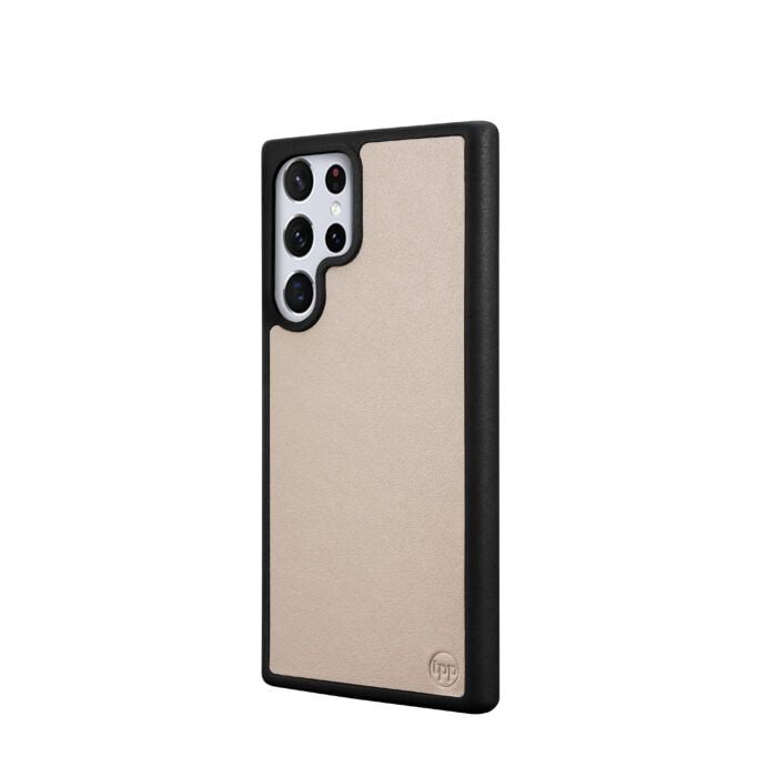 Samsung S22 Ultra Nappa Leather Case - Nude