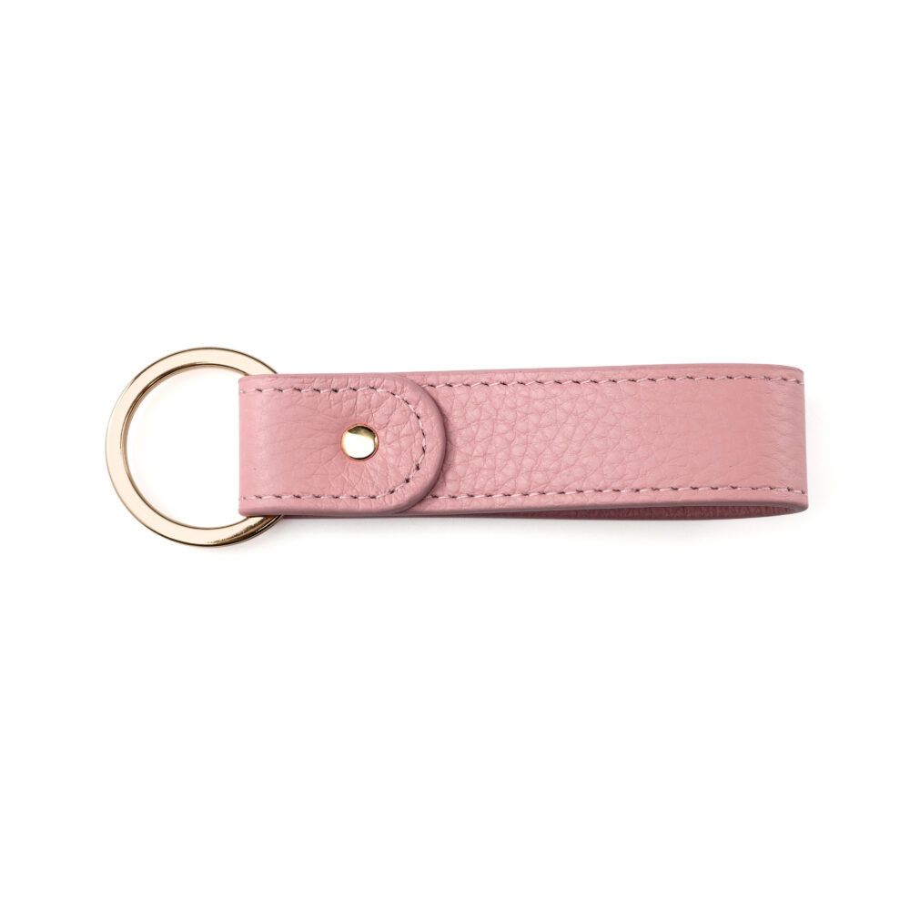 Leather Keychain Blush Pink The Personal Print