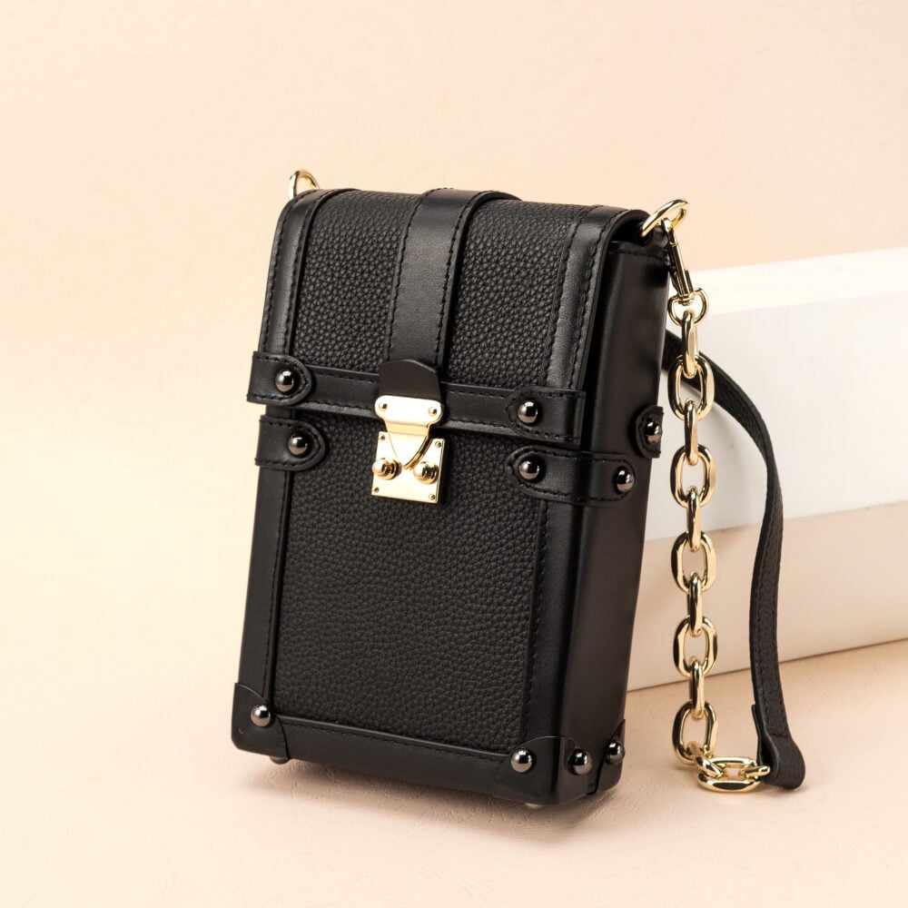 Mini Trunk Bag- Black - The Personal Print