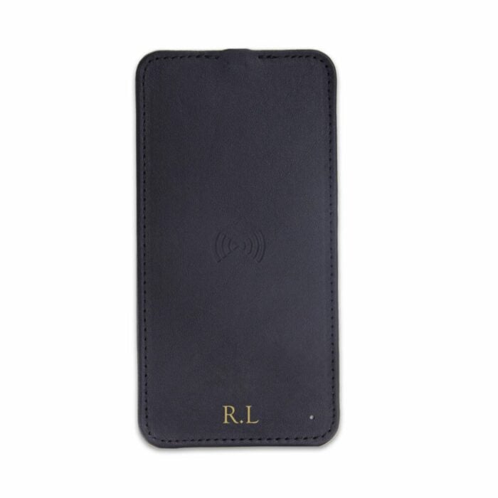 Wireless Charging Leather Pad- Black