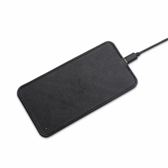 Wireless Charging Leather Pad- Black