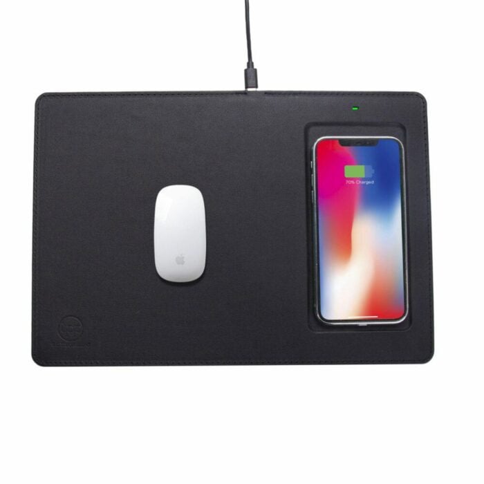 Wireless Charging Mouse Pad- Black