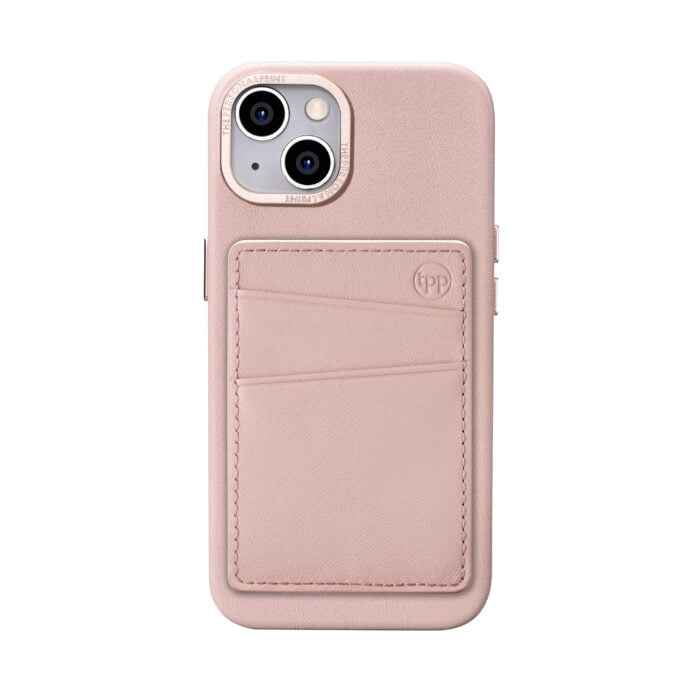 Slim Card Pocket Sleeve with MagSafe- Blush Nude