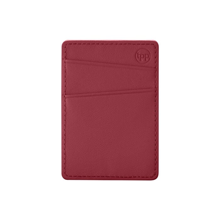 Slim Card Pocket Sleeve with MagSafe- Red