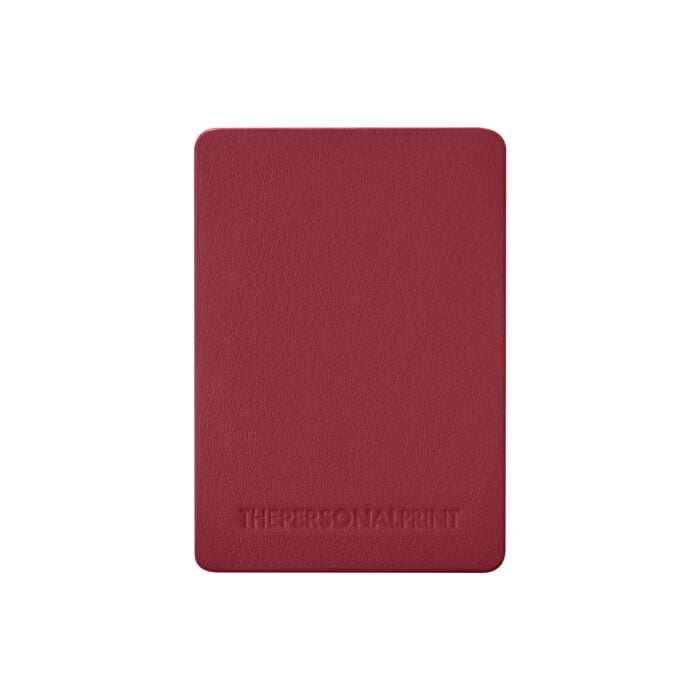 Slim Card Pocket Sleeve with MagSafe- Red