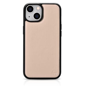 iPhone 14 Nappa Leather Case - Nude