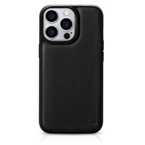 iPhone 15 Pro Nappa Leather Case with MagSafe- Black