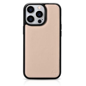 iPhone 15 Pro Nappa Leather Case with MagSafe- Nude