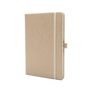 Leather Notebook- Taupe