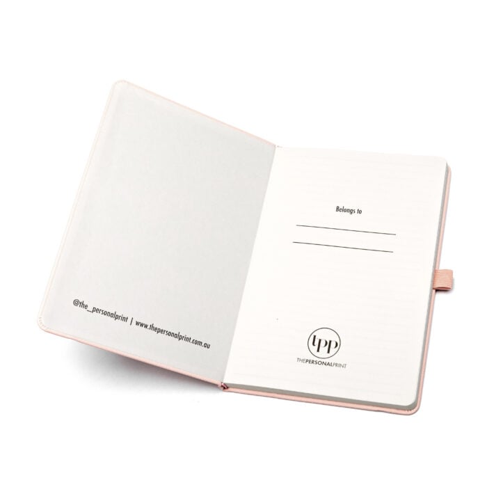 Leather Notebook- Pink