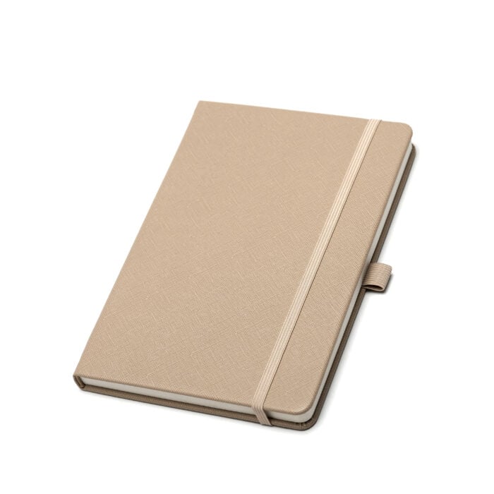 Leather Notebook- Taupe