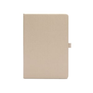 Leather Notebook- Taupe