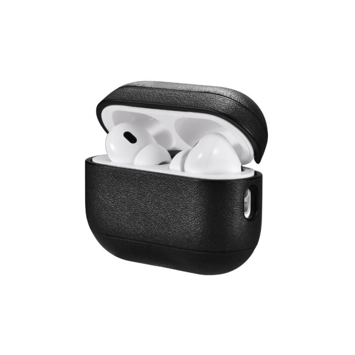 AirPods Pro (2nd Generation) Leather Case- Black