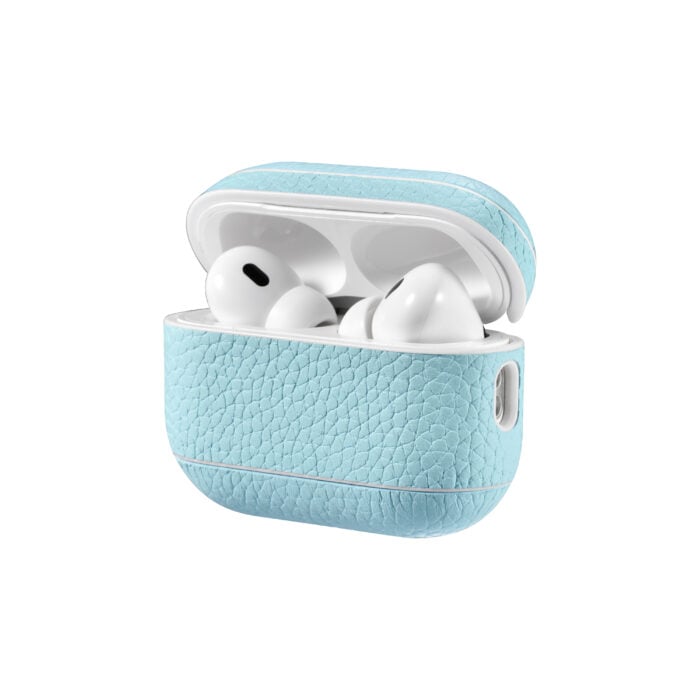 AirPods Pro (2nd Generation) Leather Case- Grain Aqua