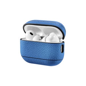 AirPods Pro (2nd Generation) Leather Case- Grain Blue