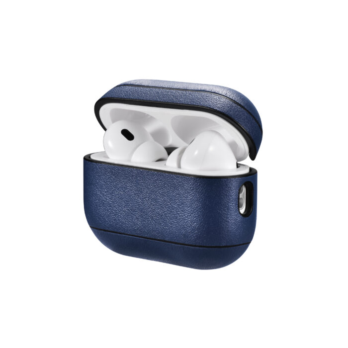 AirPods Pro (2nd Generation) Leather Case- Navy Blue