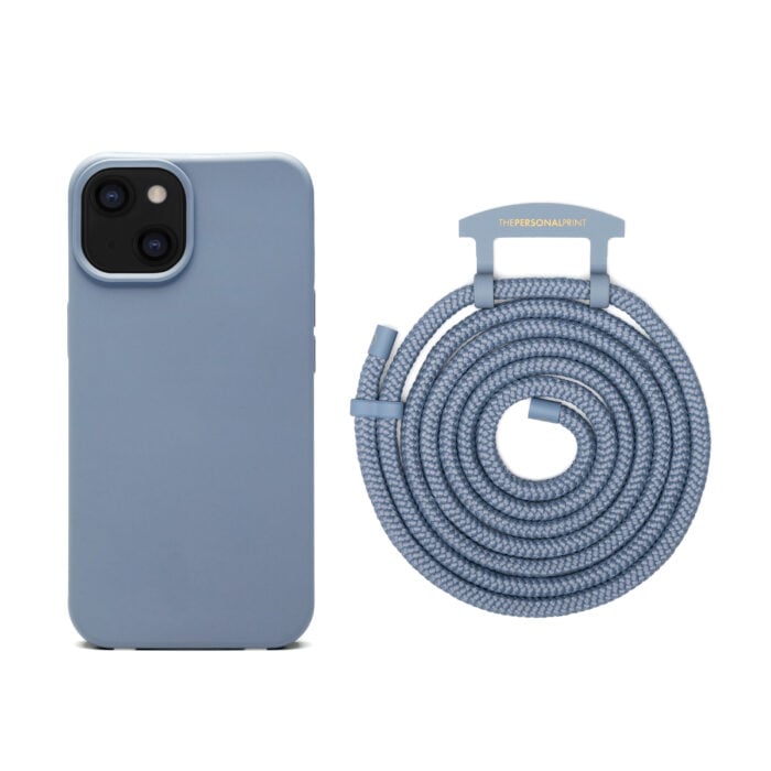 Cross Body Phone Strap (CORD)- Steel Blue