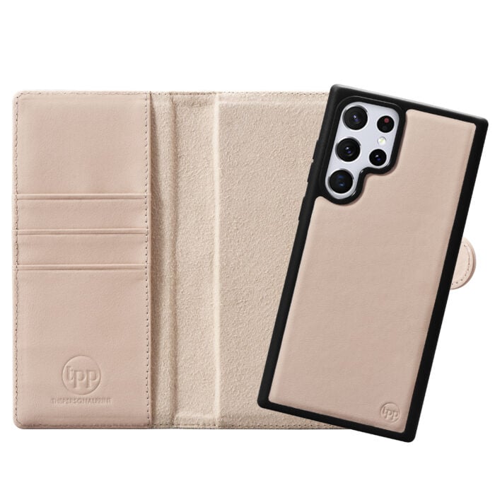 Samsung S22 Ultra Wallet Case - Nude