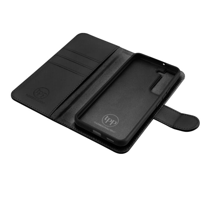 Samsung S22 Wallet Case - Black