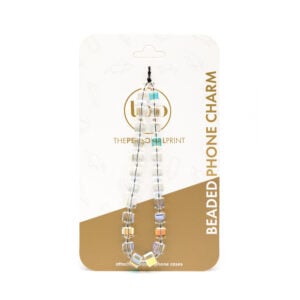 Crystal Phone Charm- Clear