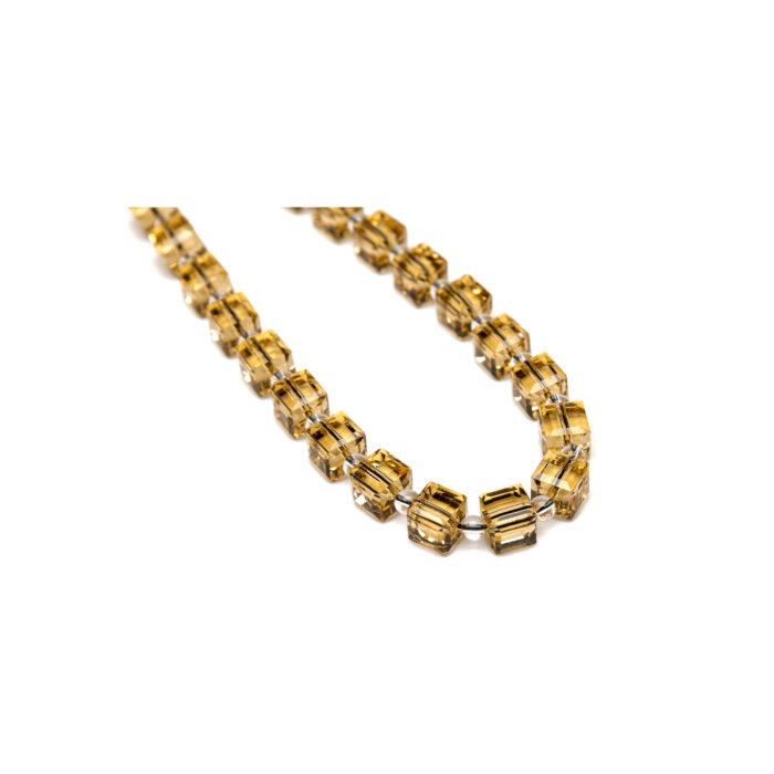 Crystal Phone Charm- Gold