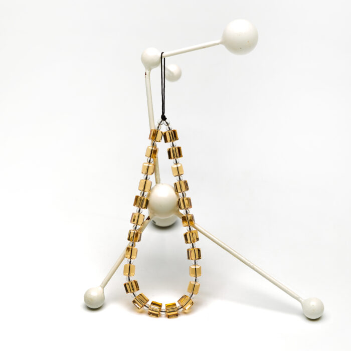Crystal Phone Charm- Gold