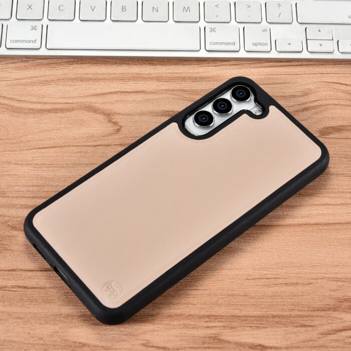 Samsung S24 Nappa Leather Case - Nude