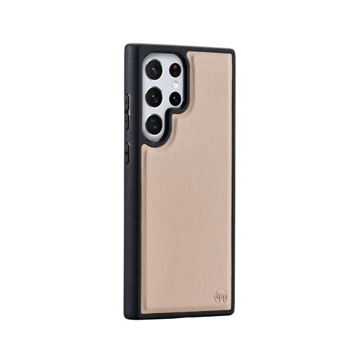 Samsung S23 Ultra Nappa Leather Case - Nude