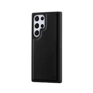 Samsung S23 Ultra Nappa Leather Case - Black