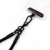 Universal Wrist Phone Strap- Cord Black Black/Hardware