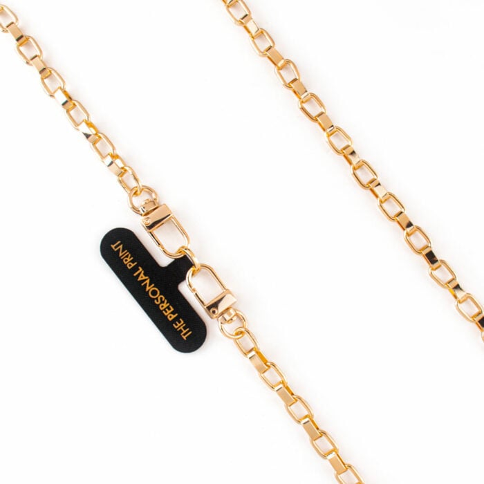 Univeral Wrist Phone Strap- Gold Link Chain