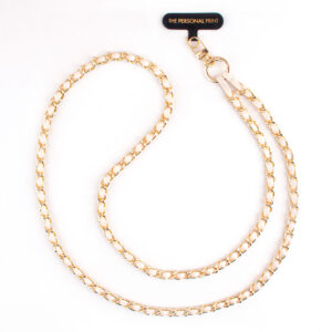 Universal Cross Body Phone Strap Leather/Gold Hardware