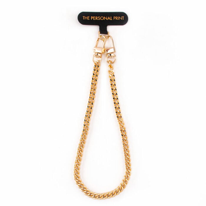 Universal Wrist Phone Strap- Gold Chain