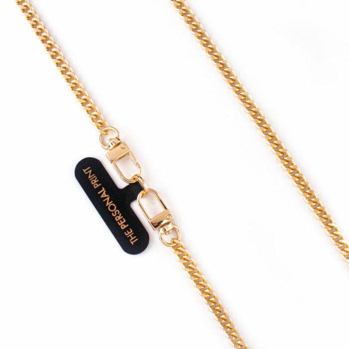 Universal Cross Body Phone Strap- Gold Chain